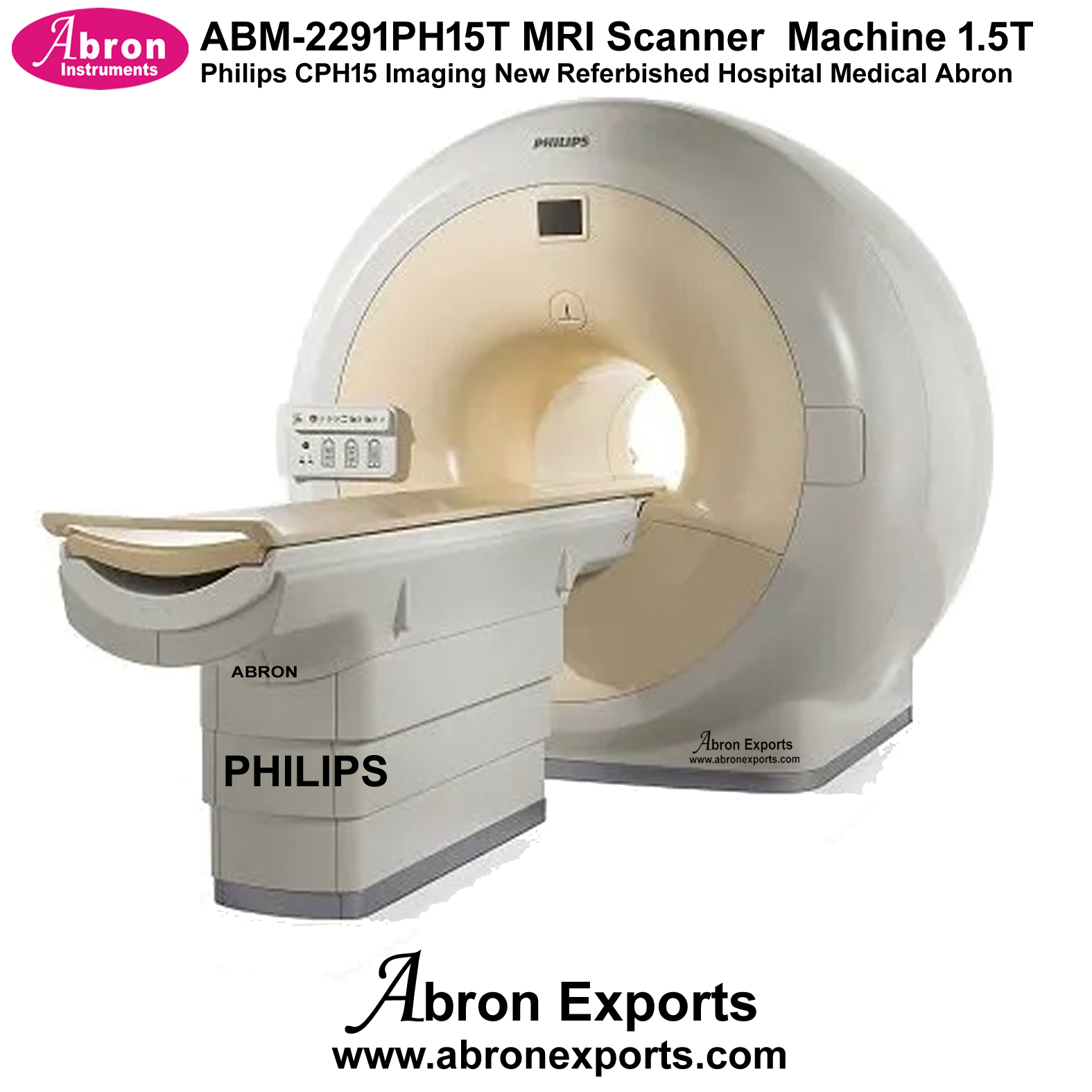 MRI Scanner  Machine 1.5T Philips CPH15 Imaging New Referbished Hospital Medical Abron ABM-2291PH15T